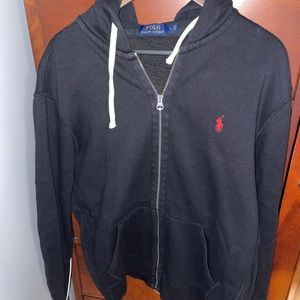 Ralph Lauren polo fleece full zip hoodie